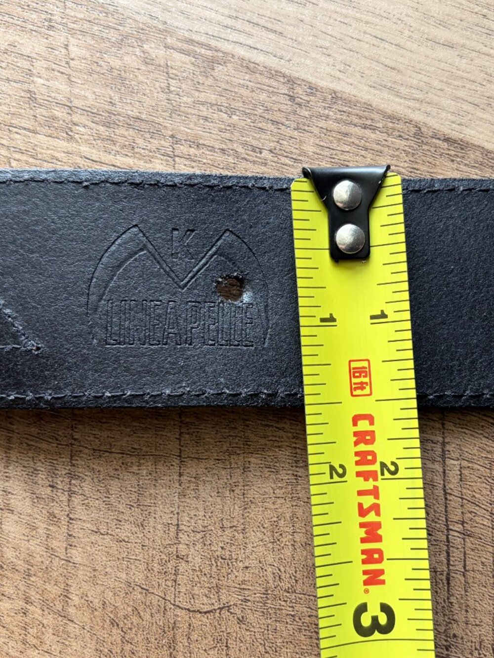 Vintage Linea Pelle Mira K Italian Leather Suede Applique Belt - Woman's Small - Picture 6 of 12
